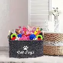 Pet toy storage basket