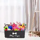 Pet toy storage basket